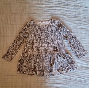 Baby Gap leopard peplum shirt